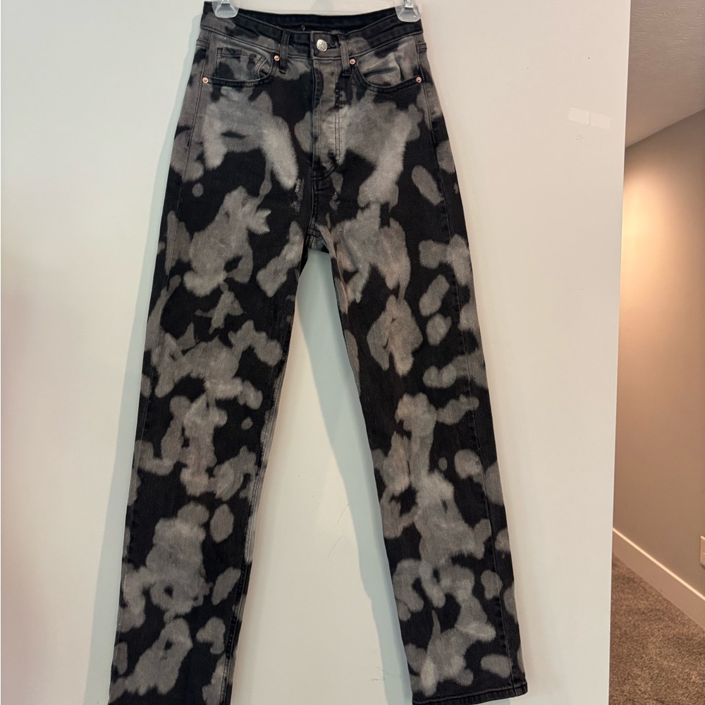 Wild Fable High Rise Black and Gray Jeans
